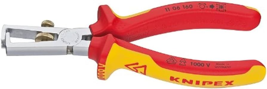 KNIPEX KLIJEŠTA ZA SKIDANJE IZOLACIJE 160MM 1000V