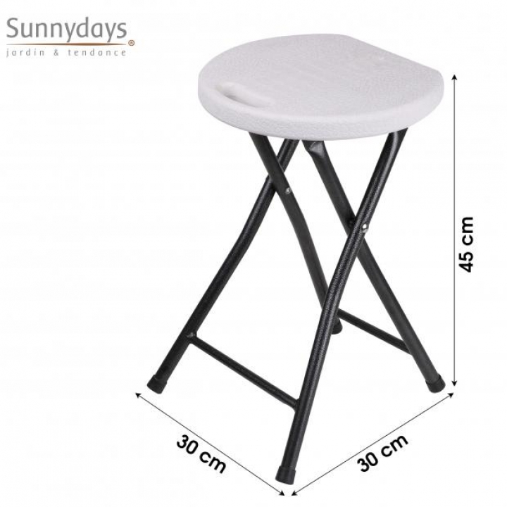 SKLOPIVA STOLICA PROMJERA 30 CM, VISINE 45 CM