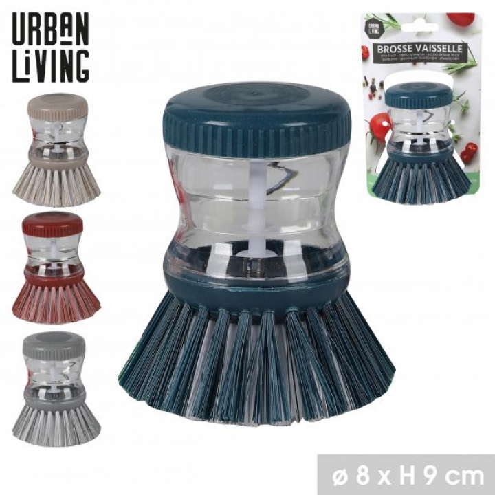 ČETKA ZA PRANJE POSUĐA, 4 BOJE, BLISTER