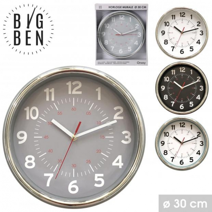 ZIDNI SAT BIG BEN, PROMJERA 30 CM