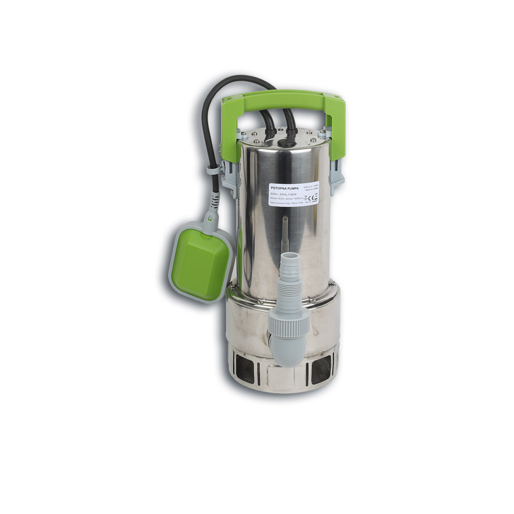 POTOPNA PUMPA INOX SA PLOVKOM ZA ČISTU I PRLJAVU VODU 400W