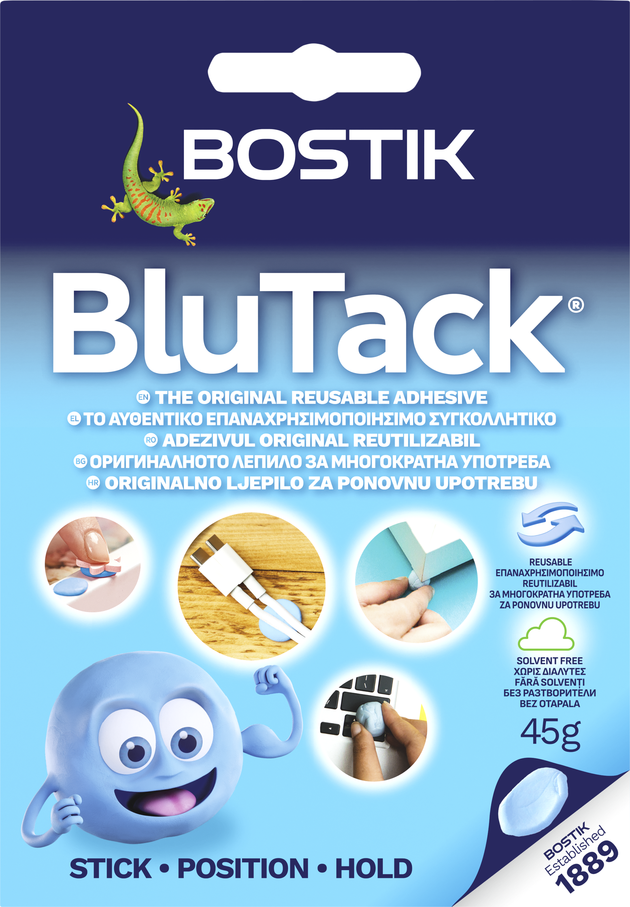 BOSTIK ST BLU TACK ORIGINAL 45gr/C12