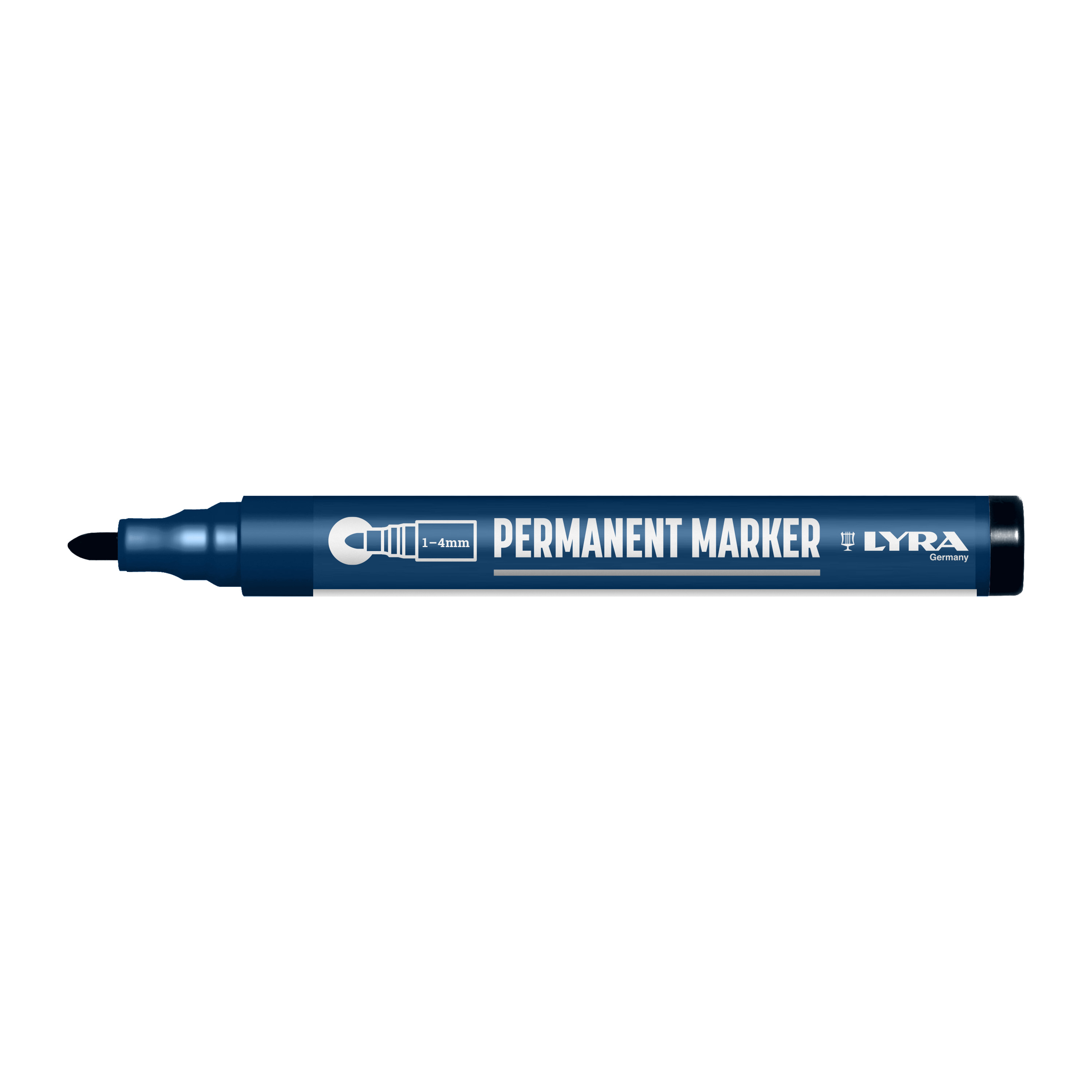 LYRA MARKER S OKRUGLIM VRHOM CRNI 1-4MM 1/1