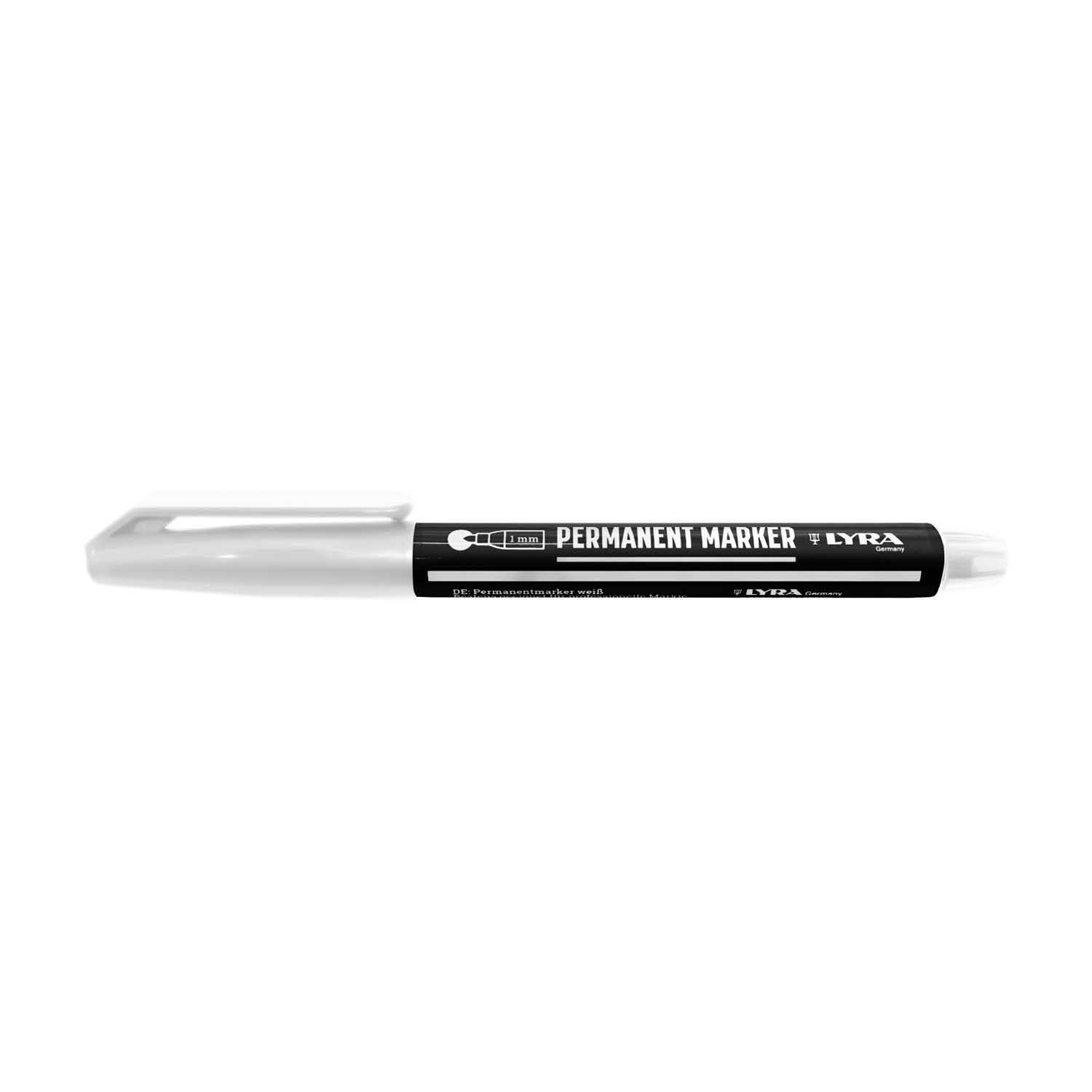 LYRA MARKER S OKRUGLIM VRHOM BIJELI 1MM 1/1