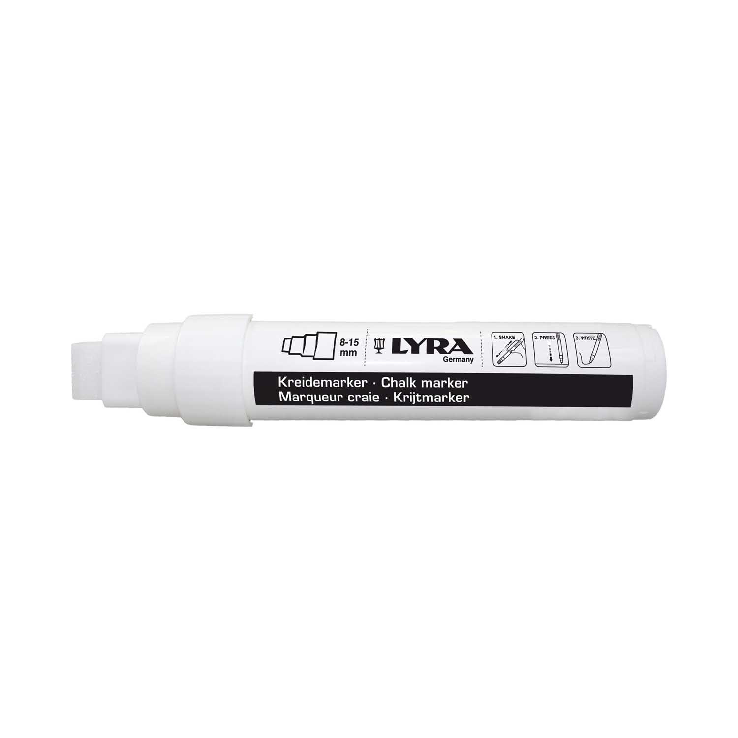 LYRA MARKER SA TEKUĆOM KREDOM 8-15MM BIJELI 1/1