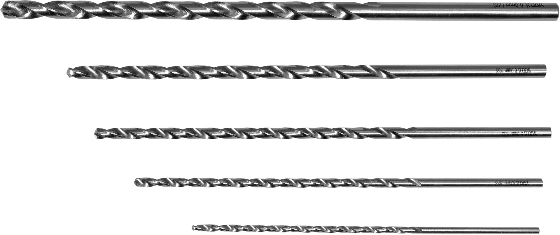 GARNITURA DUGIH SVRDLA ZA METAL HSS 5/1 3-8mm
